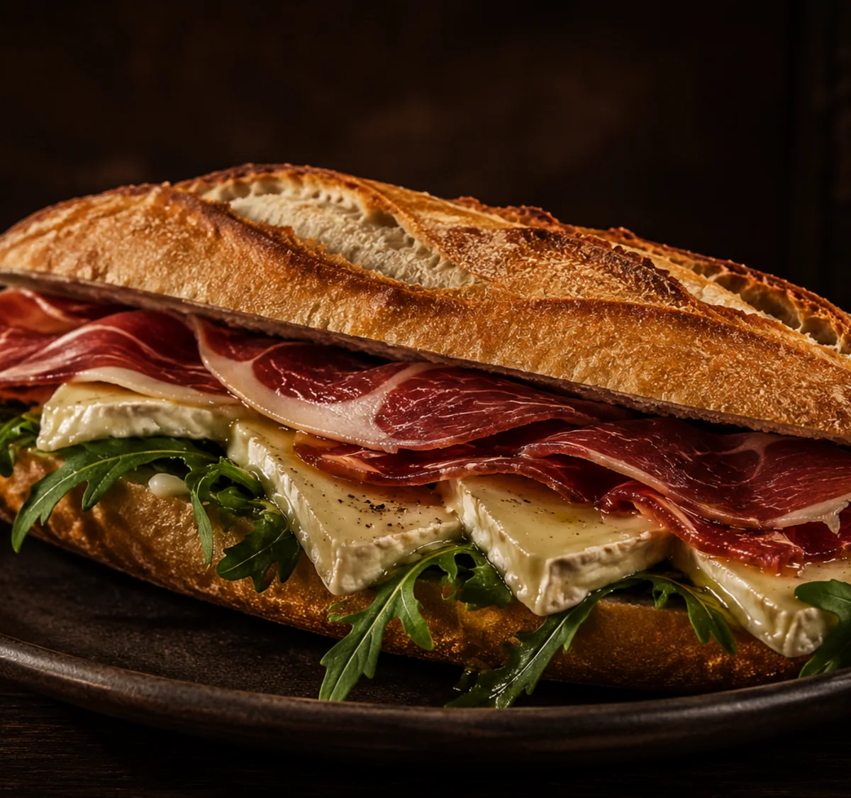 Bocadillo de jamón y queso de El Rosetón