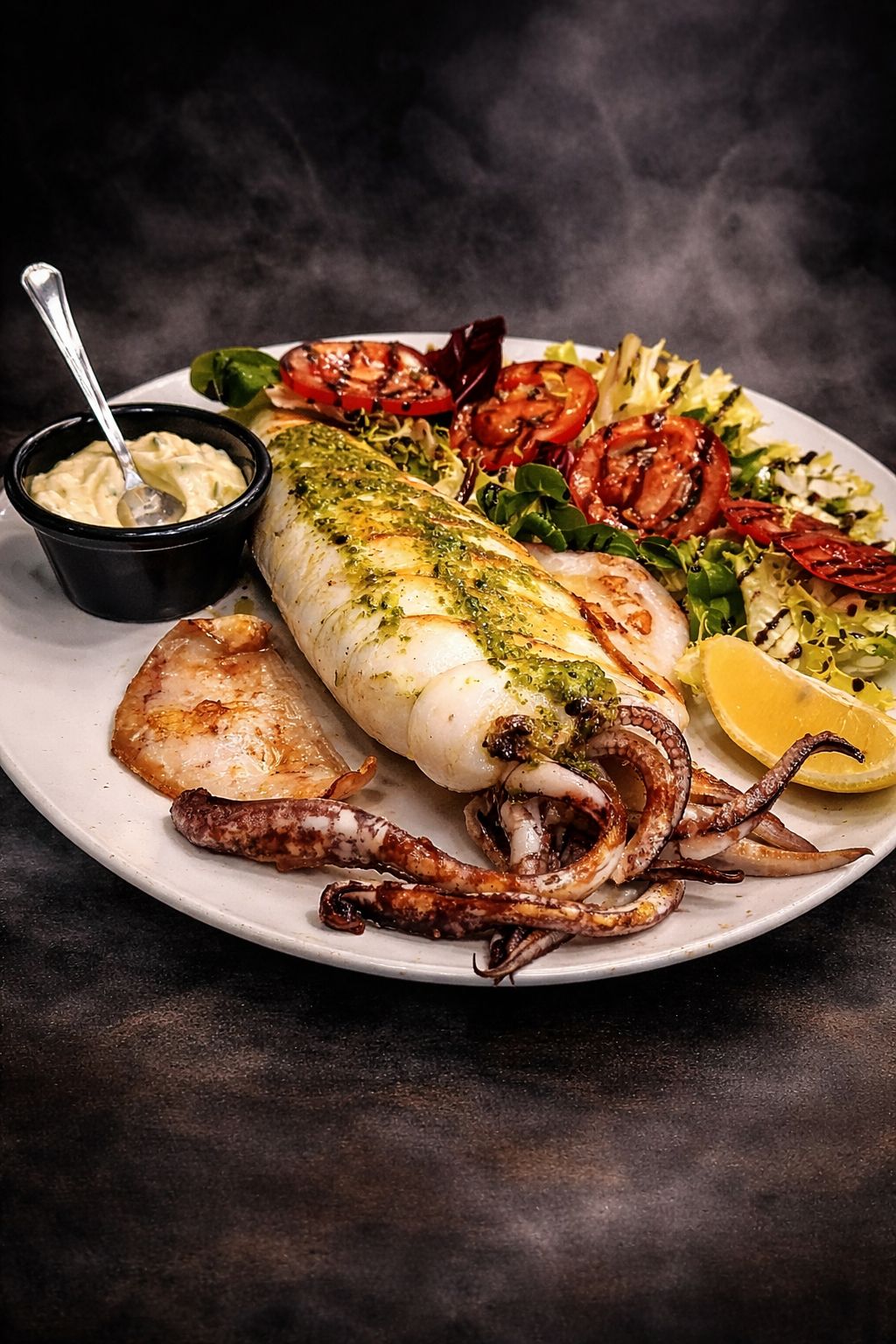 Chipirón a la brasa de El Rosetón