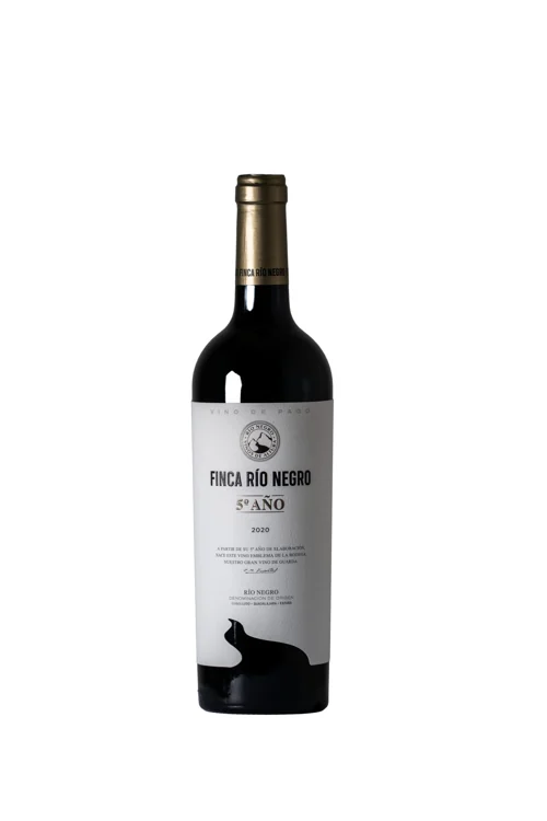 Botella de Finca Río Negro 5º Año, fotografía oficial de la bodega