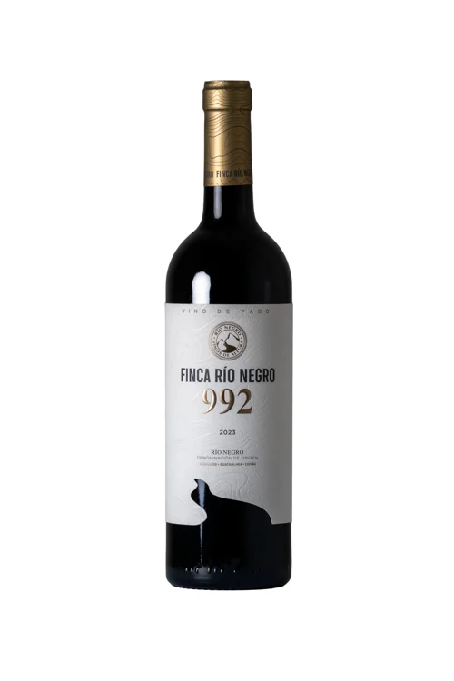 Botella de Finca Río Negro 992, fotografía oficial de la bodega