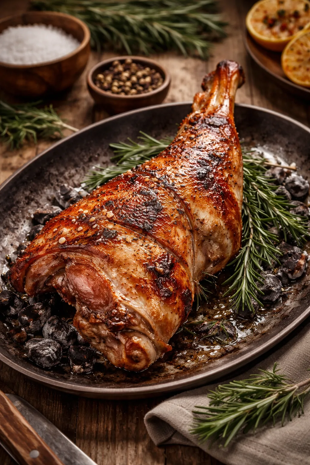 Paletilla asada al carbón de El Rosetón